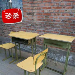 f90年代老铁k管学习桌一套学习桌课桌书桌学生课桌
