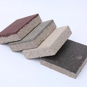 陶瓷透水砖 安徽生态陶瓷颗粒透水砖 55厚砂基仿石材PC陶瓷透水砖