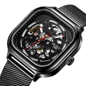 2020新款瑞士陀飞轮慕梭手表男士全自动机械男表防水双面镂空夜光