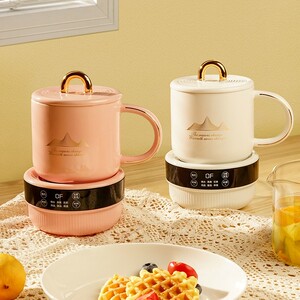 多功能便携迷你电炖杯 智能加热花茶养生杯 全自动陶瓷鲜炖电热杯