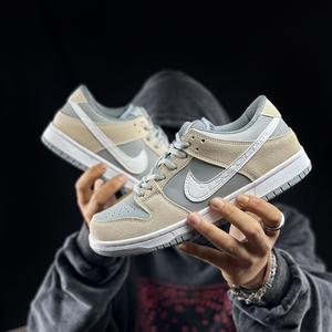 正品aj男鞋官网旗舰店正版北极狐低帮sb黑白空军一号运动板鞋aj1