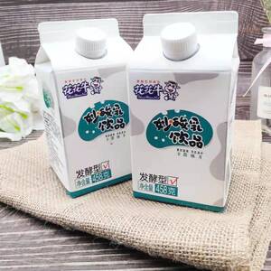 花花牛益生菌风味酸牛奶妙酸乳低脂无蔗糖酸奶屋顶盒 200g*10盒
