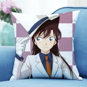 名侦探柯南抱枕工藤新一怪盗基德儿童沙发枕定制小兰卡通可爱卧室