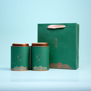 茶叶罐纸罐便携包装盒空礼盒精品空罐红茶绿茶圆筒密封罐批发定制