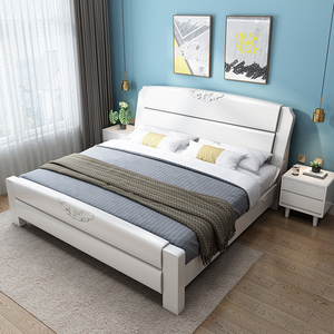 【两米大床2 2.2双人床实木主卧】两米大床2 2.