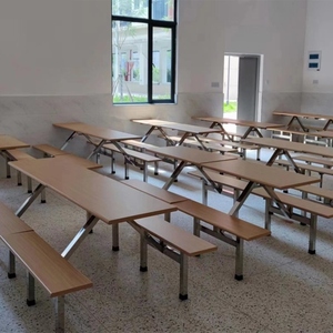 食堂餐座椅组合