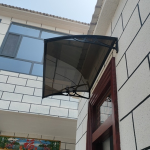 铝合金雨棚休闲庭院棚子遮阳棚防飘雨阳台庭院房檐雨搭防雨棚加厚