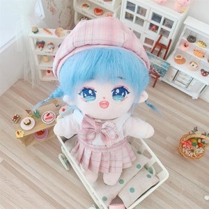 包邮手作棉花娃娃diyc料包自制辅工玩偶半成品10/15/20材m手料p