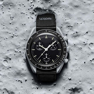 计时款手表手表太空外贸石英爆款任务六针联名热销情侣登月月球