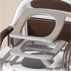 老人可移动马桶孕妇座便器便携式便桶蹲厕室内床边扶手可调坐便椅