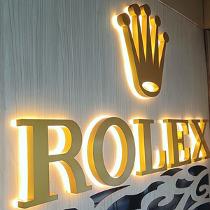 发光字门头形象logo招牌定制迷你发光字背发光字树脂字迷你发光字