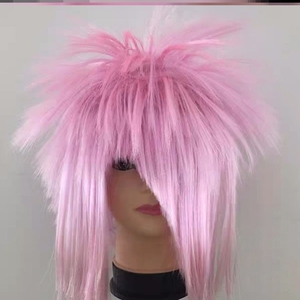 杀马特假发可爱粑粑头套网红假发爆款社会卷发整顶假发套搞笑道具