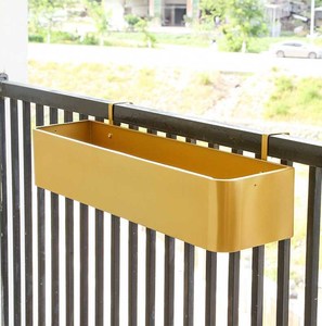 花架悬挂简约花盆架户外多肉花架防护栏花箱铁艺花槽室内阳台栏杆