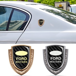 福特车标贴福克斯蒙迪欧锐界翼虎福睿斯车身改装贴装饰盾牌侧标贴