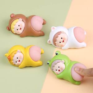 屁桃小玩具q弹2023小屁屁捏捏乐少女心的女生解压玩具网红神器屁