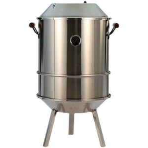 吊炉烧烤炉烤腊肉桶烟熏烤串户外木炭炉子烤肉烧烤架肉叉不锈钢炉