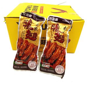 友我香香辣鸭翅20g10包30包盒装休闲零食小吃 香辣味鸭心鸭翅包邮