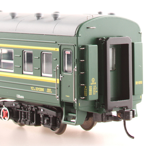 00天堂火车淘宝百万城火车模型 ho 1 87 中国22型邮政客车 uz22绿皮