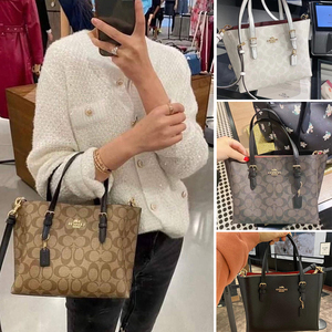 美国代购coach/蔻驰女包新款小号托特包菜篮子单肩斜挎手提通勤包