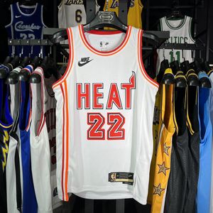 正品热火队22号巴特勒球衣75周年14号希罗复古背心男女套装篮球服