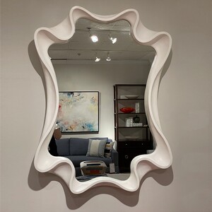 法式异形镜子网红不规则装饰镜入户玄关壁挂镜餐厅客厅墙面艺术镜