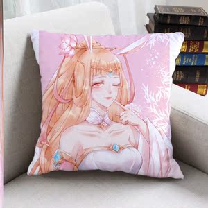 王者荣耀公孙离周边抱枕阿离同款来图定制送朋友礼物沙发床靠枕头