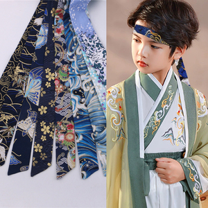 儿童汉服男童头饰男孩帽子发髻古装国学书生古风发带抹额配饰发饰