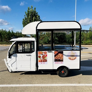 摆摊多功能餐车早餐车电动三轮小吃车推车快餐炸串车煎饼移动四轮
