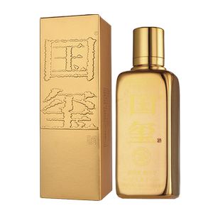 泸州施可富大曲酒厂国玺京玺金方印品鉴浓香型100ml小瓶收藏品鉴