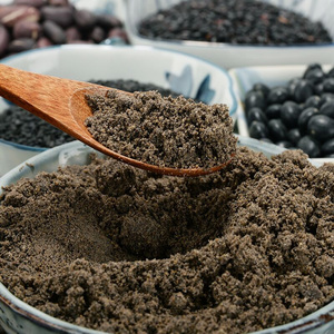 现磨五黑粉黑豆花生黑米糯米芝麻糊纯五谷杂粮冲泡即食罐装小包装