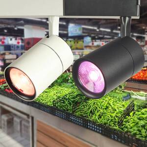 led生鲜灯粉红光冷鲜肉灯猪肉超市专用轨道射灯蔬菜水果熟食店卤