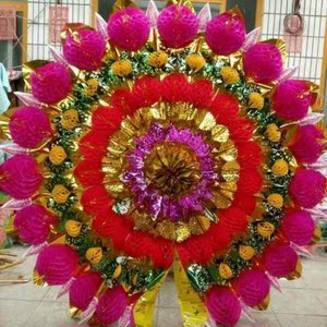 速递配送花店丧葬丧事花圈悼念花圈祭奠花圈鲜花葬礼花圈2人付款588