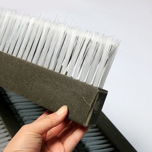 砖机条刷钢丝板刷尼龙塑料木板砖机毛刷除尘清扫工业用毛条刷