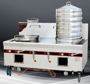 【金东】双头蒸撑炉 双头蒸炉 天然气 液化气 柴油 带风机