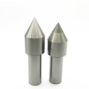车床回转顶尖头部活动顶针白钢合金顶针头3号4号5号活络顶针配件