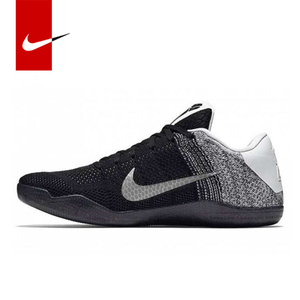 耐克男鞋nike kobe 11 ftb 科比11黑曼巴最后一战低帮实战篮球鞋