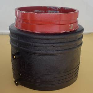 钢丝网骨架塑料复合管电熔沟槽接头钢塑转换接头电熔配件150100