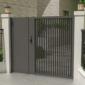 铁艺门栅栏入户门防盗门民宿门农村庭院门简约新中式大门自建房门