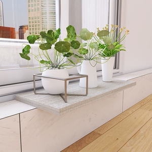 窗台外延伸板窗台加宽置物板增宽神器窄台沿延伸花架实木免打孔窗