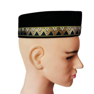 礼拜帽回男船型男士回族新款时尚船帽回回透气平顶马来西亚时尚