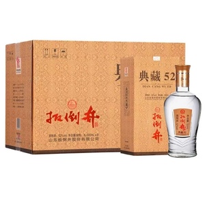 扳倒井52度典藏高度浓香型白酒500ml*6瓶整箱礼盒装 口粮酒自饮