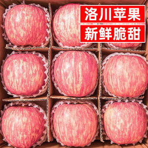 正宗陕西洛川苹果水果新鲜当季整箱红富士一级精品10斤延安甜糖心