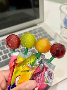 德国二宝nimm2棒棒糖vc维生素水果硬糖夹心糖喜糖礼物进口果汁糖