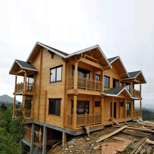 防腐木屋别墅民宿定制户外农家乐庭院简易组装可移动住人小木房子