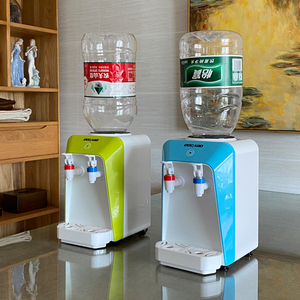 泉佳宝台式饮水机小型家用迷你桌面办公室宿舍上置小桶专用可加热
