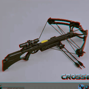 户外大威力传统弹弓钢珠两用弓箭连射枪式努弓复合高精度驽皮筋抢