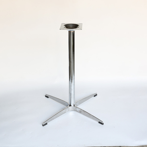 十字铝桌脚桌腿铝质餐台架铝合金台脚咖啡厅茶几脚四星脚展示架