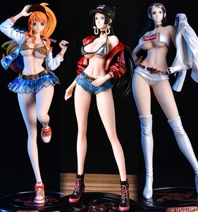 海贼王手办onepiece潮牌汉库克罗宾娜美宅男机箱摆件生日礼物可脱