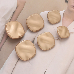 羊绒大衣纽扣金属方形高档休闲西装外套扣西服扣男女毛衣钮扣扣子