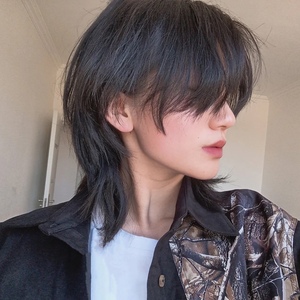 短发假发男女生酷帅气自然鲻鱼头可扎发型全头套式纤韵佳人假发旗舰